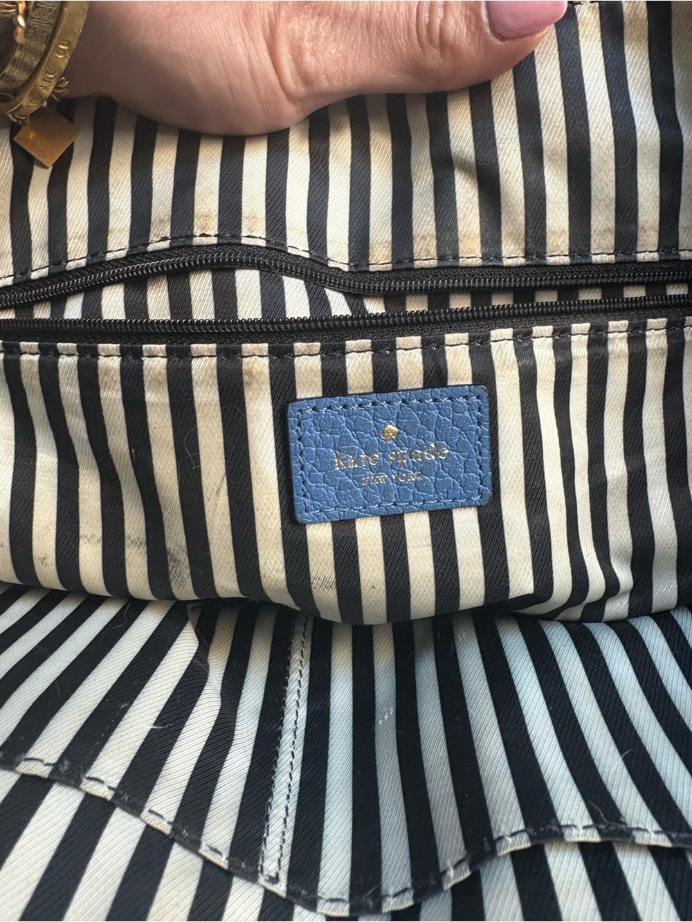 Kate Spade New York Southport Jenny Satchel Pebbled Leather Bag - Picture 7 of 9